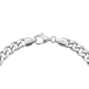 AMOR unisex bracelet, rhodium-plated 925 sterling silver, clasp