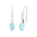 AMOR Ohrring (Ohrhänger) Damen, 925 Silber rhodiniert, Preciosa blau, Hauptbild