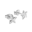 AMOR women's stud earrings, rhodium-plated 925 sterling silver, view 3