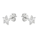 AMOR women's stud earrings, rhodium-plated 925 sterling silver, view 5