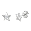 AMOR women's stud earrings, rhodium-plated 925 sterling silver, main image