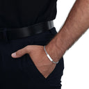 AMOR Armband (Identband) Unisex, 925 Silber rhodiniert, Ansicht 3