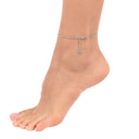 AMOR Fußkette Unisex, 925 Silber rhodiniert, Motiv Herz, Ansicht 2