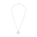 AMOR Halskette Damen, 925 Silber silber / rosévergoldet (bicolor), Zirkonia weiß, Ansicht 3
