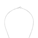 AMOR Halskette Damen, 925 Silber silber / rosévergoldet (bicolor), Zirkonia weiß, Verschluss