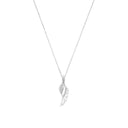 AMOR Halskette Damen, 925 Silber rhodiniert, Motiv Flügel, Zirkonia weiß, Hauptbild