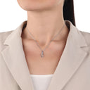 AMOR Halskette Damen, 925 Silber rhodiniert, Motiv Infinity, Ansicht 2
