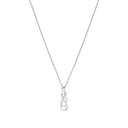 AMOR Halskette Damen, 925 Silber rhodiniert, Motiv Infinity, Hauptbild