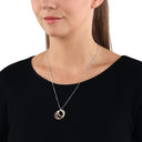AMOR Halskette Damen, 925 Silber silber / vergoldet / rosé vergoldet (tricolor), Ansicht 2