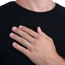AMOR Ring Unisex, Edelstahl, Ansicht 3