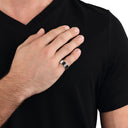 AMOR Ring Unisex, Edelstahl, Ansicht 3