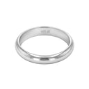 AMOR unisex ring, rhodium-plated 925 sterling silver, view 4