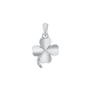 AMOR Anhänger (Halskette) Damen, 925 Silber rhodiniert, Motiv Kleeblatt, Hauptbild