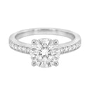 AMOR women's ring, rhodium-plated 925 sterling silver, view 3