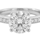 AMOR women's ring, rhodium-plated 925 sterling silver, view 5