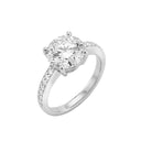 AMOR women's ring, rhodium-plated 925 sterling silver, main image
