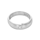 AMOR women's ring, rhodium-plated 925 sterling silver, view 4