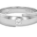 AMOR women's ring, rhodium-plated 925 sterling silver, view 5