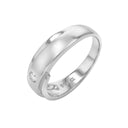 AMOR women's ring, rhodium-plated 925 sterling silver, main image