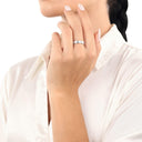 AMOR Ring Unisex, 925 Silber rhodiniert, Ansicht 2