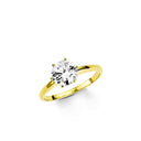 AMOR Ring Damen, 333 Gold, Zirkonia weiß, Hauptbild