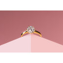 AMOR Ring Damen, 333 Gold, Zirkonia weiß, Ansicht 4