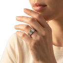 AMOR Ring Unisex, Edelstahl, Ansicht 2