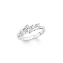 AMOR Ring Damen, 925 Silber rhodiniert, Zirkonia weiß, Hauptbild