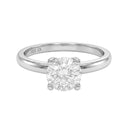 AMOR women's ring, rhodium-plated 925 sterling silver, view 3