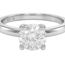 AMOR women's ring, rhodium-plated 925 sterling silver, view 5