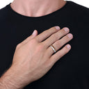 AMOR Ring Unisex, Edelstahl IP rosé, Ansicht 2