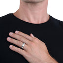AMOR Ring Unisex, Edelstahl, Ansicht 2