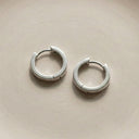 AMOR Ohrring (Creolen) Women, 925 Silber rhodiniert, Ansicht 7