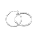 AMOR Ohrring (Creolen) Women, 925 Silber rhodiniert, Ansicht 3