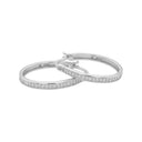 AMOR Ohrring (Creolen) Women, 925 Silber rhodiniert, Ansicht 4