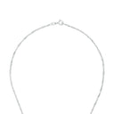 AMOR Halskette Damen, 925 Silber rhodiniert, Motiv Herz, Zirkonia weiß, Verschluss