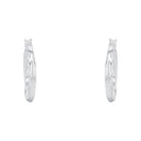 AMOR Ohrring (Creolen) Damen, 925 Silber rhodiniert, Ansicht 3