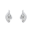 AMOR Ohrring (Ohrstecker) Damen, 925 Silber rhodiniert, Zirkonia weiß, Ansicht 3