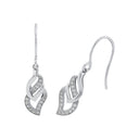 AMOR Ohrring (Ohrhänger) Damen, 925 Silber rhodiniert, Zirkonia weiß, Hauptbild