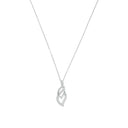 AMOR Halskette Damen, 925 Silber rhodiniert, Zirkonia weiß, Hauptbild