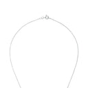 AMOR Halskette Damen, 925 Silber rhodiniert, Zirkonia weiß, Verschluss