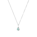 AMOR Halskette Damen, 925 Silber rhodiniert, Zirkonia weiß, Hauptbild