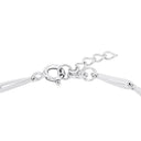 AMOR Armband Damen, 925 Silber rhodiniert, Zirkonia weiß, Verschluss