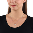 AMOR Halskette Damen, 925 Silber silber / rosévergoldet (bicolor), Motiv Engel/Herz, Zirkonia weiß, Ansicht 2