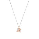 AMOR Halskette Damen, 925 Silber silber / rosévergoldet (bicolor), Motiv Engel/Herz, Zirkonia weiß, Hauptbild