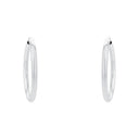 AMOR Ohrring (Creolen) Damen, 925 Silber rhodiniert, Ansicht 3