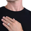 AMOR Ring Unisex, 925 Silber rhodiniert, Ansicht 3