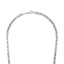 AMOR Halskette Unisex, 925 Silber rhodiniert, Verschluss