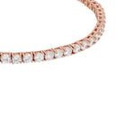 AMOR Armband Damen, 925 Silber rosé vergoldet, Zirkonia weiß, Ansicht 3