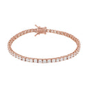 AMOR Armband Damen, 925 Silber rosé vergoldet, Zirkonia weiß, Hauptbild